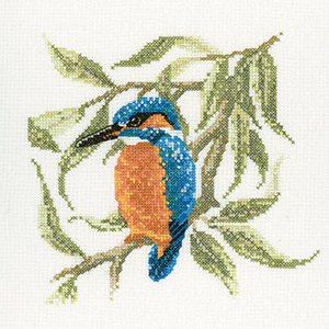 click here to view larger image of Kingfisher (counted cross stitch kit)