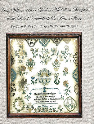 click here to view larger image of Ann Wilson 1801 Quaker Medallion Sampler (chart)