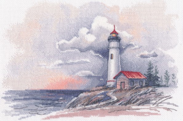 click here to view larger image of Lighthouse (counted cross stitch kit)