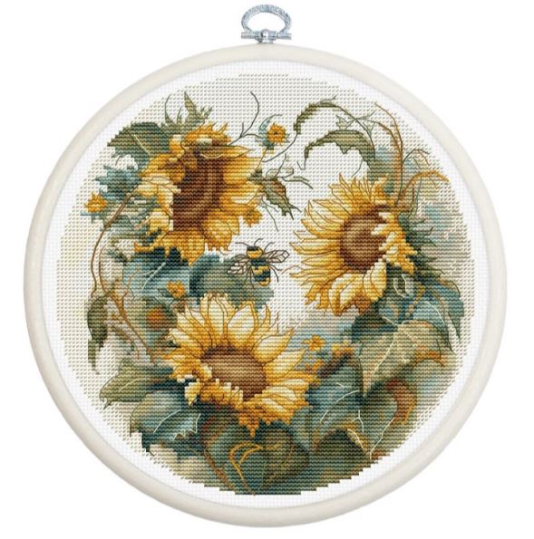 click here to view larger image of Sunflower (counted cross stitch kit)