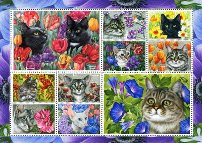 click here to view larger image of Botanical Cats - Irina Garmashova (chart)