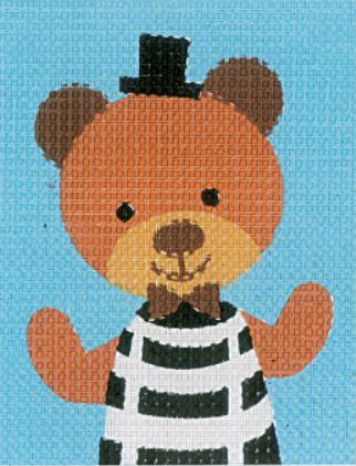 click here to view larger image of Bear (counted cross stitch kit)