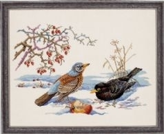 click here to view larger image of Birds (counted cross stitch kit)