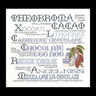 click here to view larger image of Chocolate Sampler Linen - Thea Gouverneur (counted cross stitch kit)