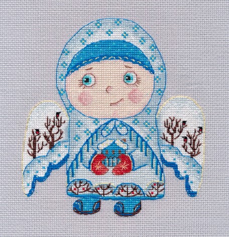 click here to view larger image of Winter Angel (counted cross stitch kit)