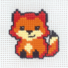 click here to view larger image of Fox (counted cross stitch kit)