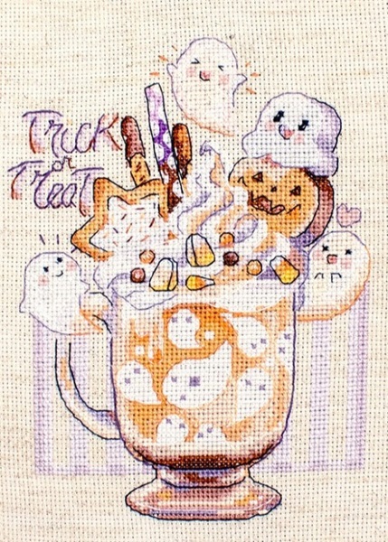 click here to view larger image of Trick or Treat (counted cross stitch kit)