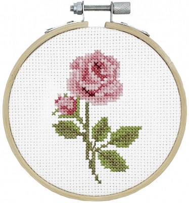 click here to view larger image of Rose (counted cross stitch kit)