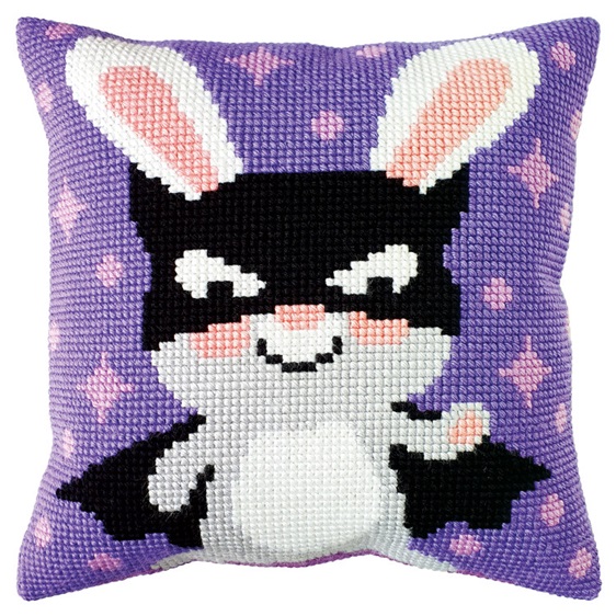 click here to view larger image of I'm not a Hare! Cushion (counted canvas kit)