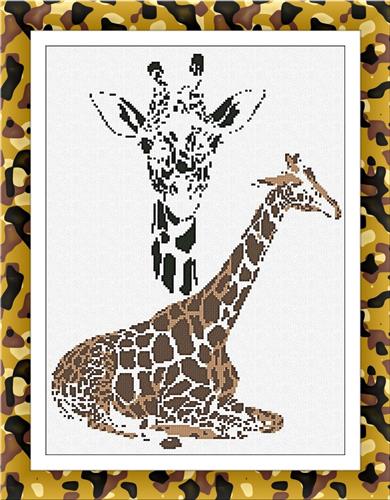 click here to view larger image of Giraffe Portrait (chart)