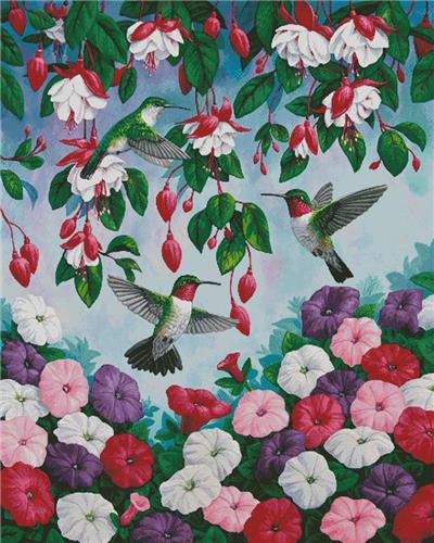 click here to view larger image of Hummingbird Heaven (Large) (chart)