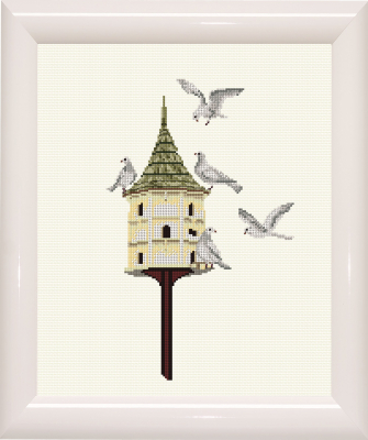 click here to view larger image of Pigeon House (counted cross stitch kit)