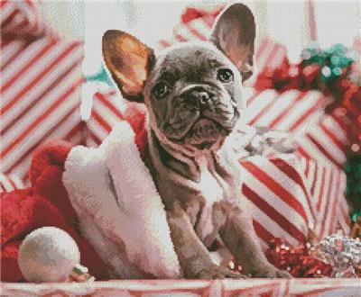 click here to view larger image of Christmas Puppy (Crop) (chart)