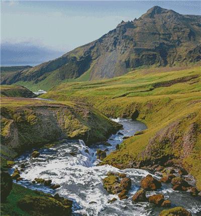 click here to view larger image of Skogafoss (Large Crop) (chart)