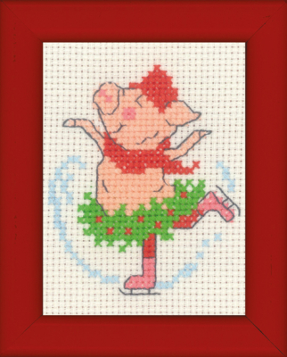 click here to view larger image of Pig (counted cross stitch kit)