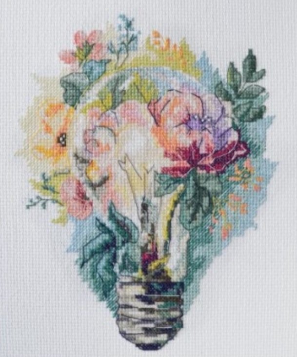 click here to view larger image of Bright Thoughts (counted cross stitch kit)