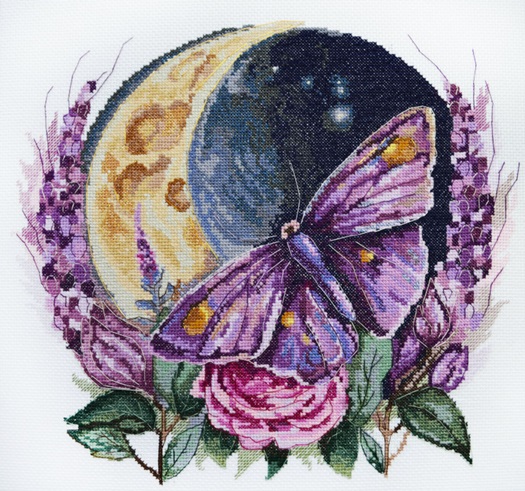 click here to view larger image of Enchanted by the Moonlight (counted cross stitch kit)