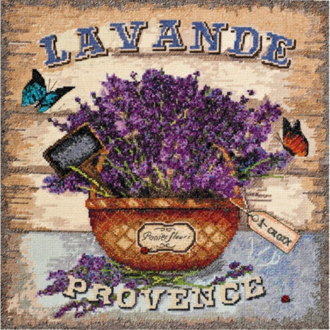 click here to view larger image of Melody of Provence (counted cross stitch kit)