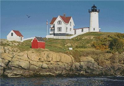 click here to view larger image of Cape Neddick Lighthouse (Large) (chart)