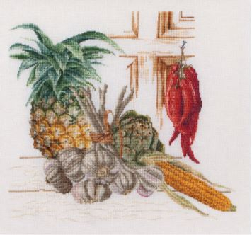 click here to view larger image of Kitchen (counted cross stitch kit)