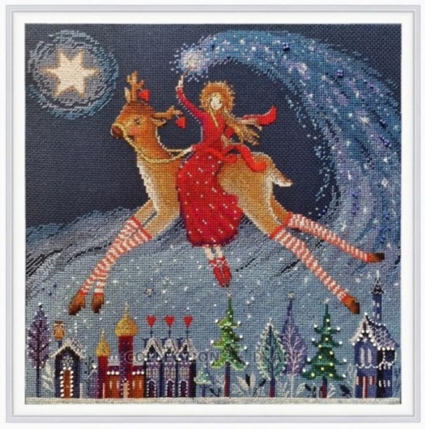 click here to view larger image of Starry Blizzard (counted cross stitch kit)