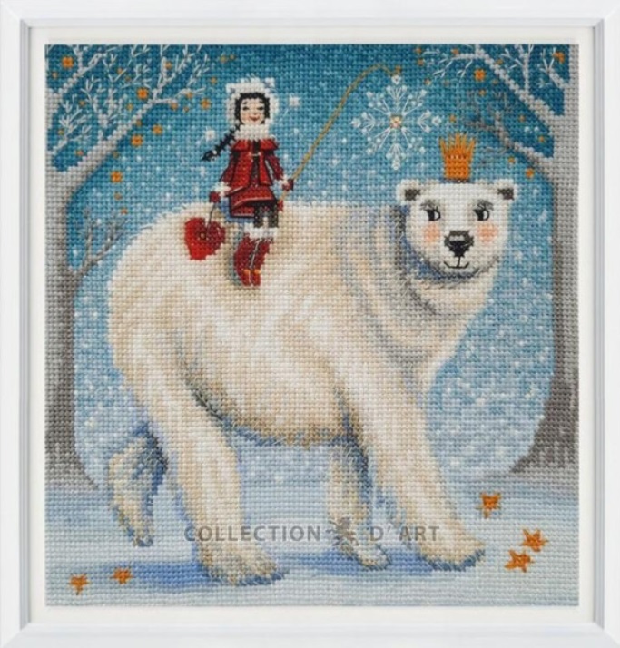 click here to view larger image of How to Catch a Snowflake (counted cross stitch kit)