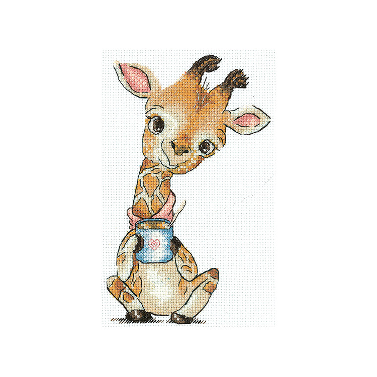 click here to view larger image of Giraffe (counted cross stitch kit)