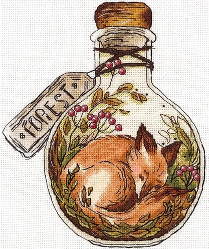 click here to view larger image of Forest Dreams (counted cross stitch kit)