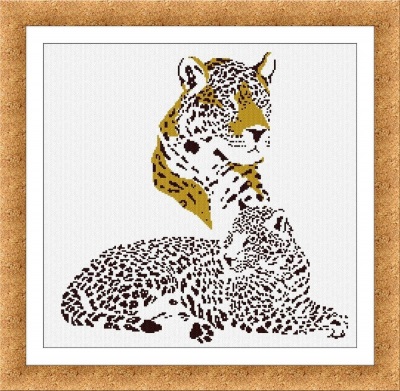 click here to view larger image of Leopard Portrait (chart)