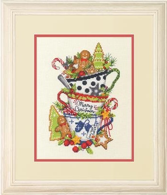 click here to view larger image of Christmas Tea (counted cross stitch kit)