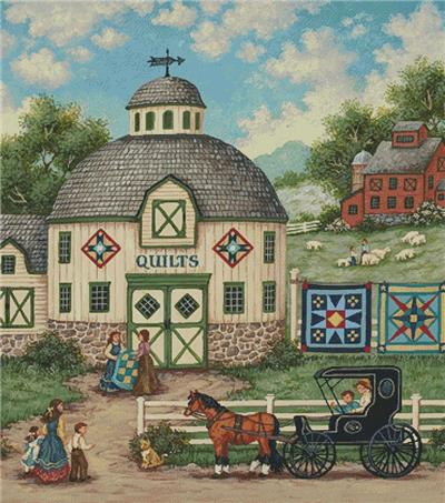 click here to view larger image of Quilt Barn, The/Large Crop (Artecy) (chart)