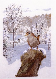 click here to view larger image of Wren (counted cross stitch kit)