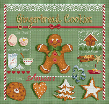 click here to view larger image of Gingerbread (chart)