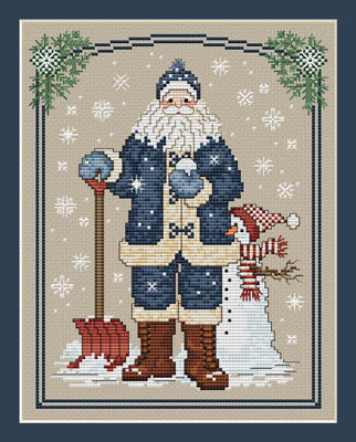 click here to view larger image of Snowflake Santa (chart)