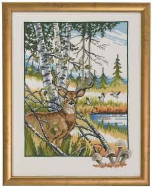 click here to view larger image of Deer (counted cross stitch kit)