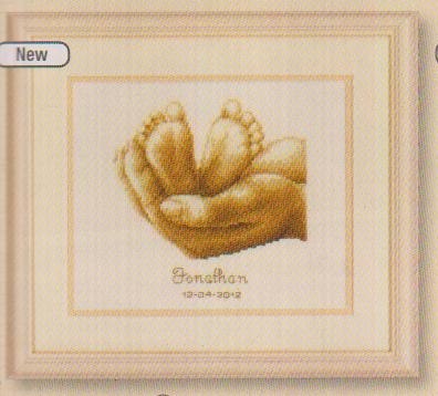 click here to view larger image of Little Feet (counted cross stitch kit)