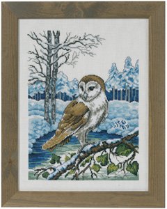 click here to view larger image of Barn Owl (counted cross stitch kit)