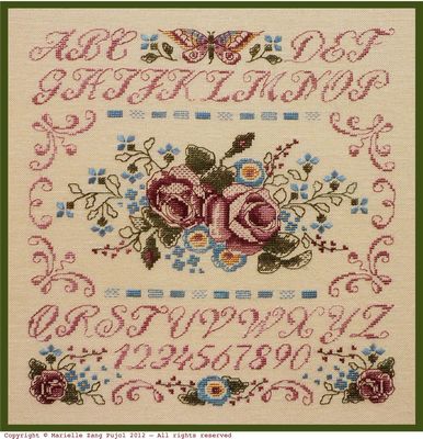 click here to view larger image of Rose Sampler (chart)