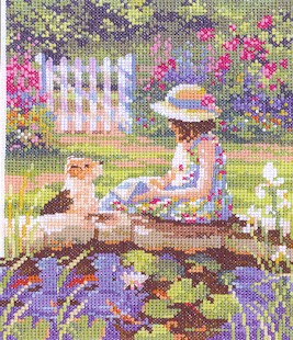 click here to view larger image of Reading Lesson (Aida) (counted cross stitch kit)