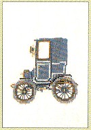 click here to view larger image of Antique Car (counted cross stitch kit)