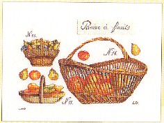 click here to view larger image of Fruit Baskets (counted cross stitch kit)