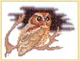 click here to view larger image of Owl (counted cross stitch kit)