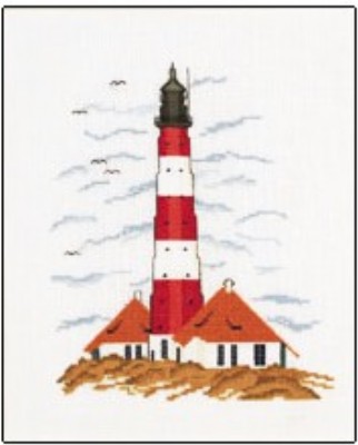 click here to view larger image of Lighthouse (counted cross stitch kit)