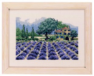 click here to view larger image of Lavender Field (counted cross stitch kit)