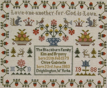 click here to view larger image of Moira Blackburn Sampler (chart)